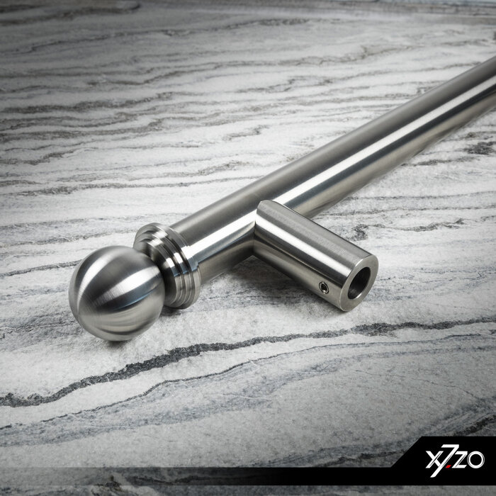X7.ZO Pair of solid stainless steel door handles Z42 - Ø40mm