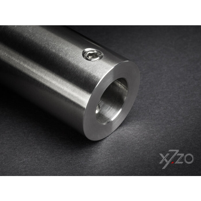 X7.ZO Design-Türgriff Z7 - Carbon/Edelstahl 500 mm - Gerade 90°