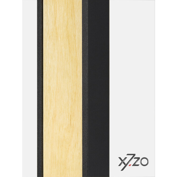 X7.ZO Single door handle Z25 - Oak/Black - 50/390/490 mm