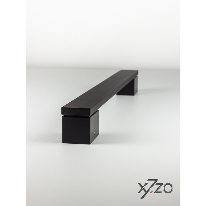 X7.ZO Single black solid door handle Z20 - 40/435/498 mm