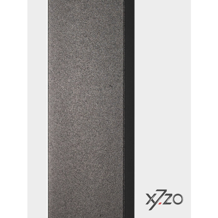 X7.ZO Einzelner schwarzer massiver Türgriff Z20 – 40/435/498 mm