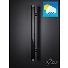 X7.ZO Design deurgreep Z7 - Carbon/RVS 500 mm - Recht