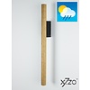 X7.ZO Poignée de porte simple en bois Z41 EBS - Chêne / Noir Ø30mm