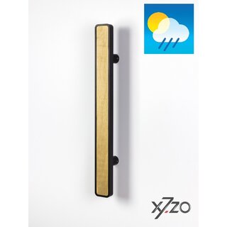 X7.ZO Enkele deurgreep Z25 - Eikenhout/Zwart