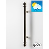 X7.ZO Poignée de porte simple en inox massif Z42 - Ø40mm