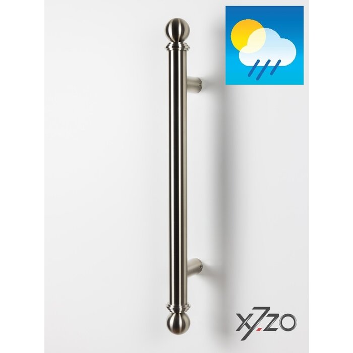 X7.ZO Single solid stainless steel door handle Z42 - Ø40mm