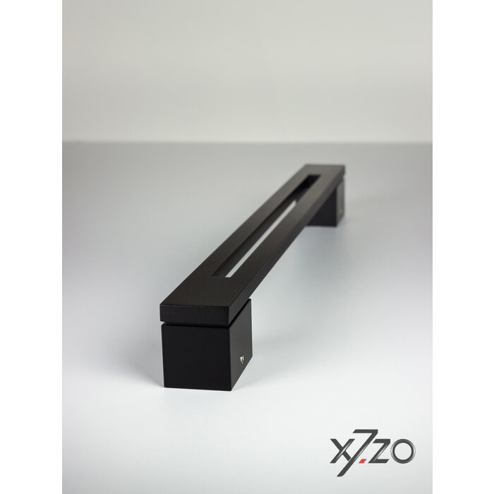 X7.ZO Enkele zwarte design deurgreep Z18 uit massief RVS - 40/420/480mm