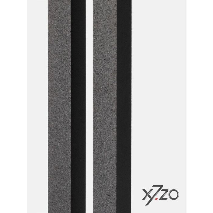 X7.ZO Enkele zwarte design deurgreep Z18 uit massief RVS - 40/420/480mm