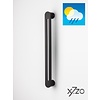 X7.ZO Einzelner schwarzer Design-Türgriff Z19 aus Edelstahl – 450 mm