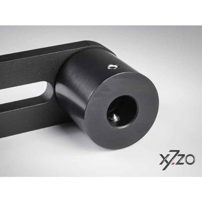 X7.ZO Enkele zwarte design deurgreep Z19 uit massief RVS - 40/410/450