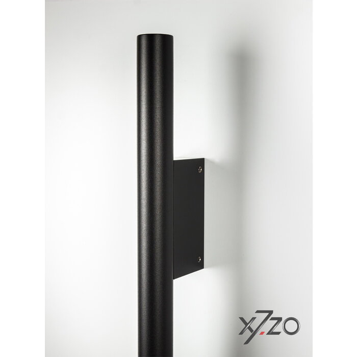 X7.ZO Einzelner schwarzer Design-Türgriff Z39 BS aus Edelstahl - 30/80/500