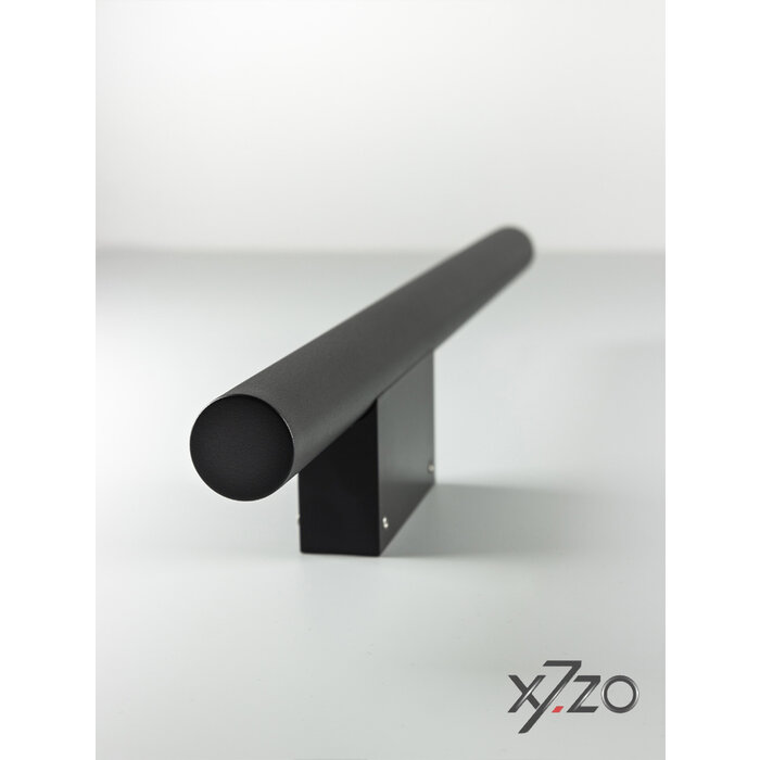 X7.ZO Einzelner schwarzer Design-Türgriff Z39 BS aus Edelstahl - 30/80/500