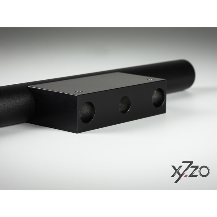 X7.ZO Enkele zwarte design deurgreep Z39 BS RVS - 30/80/500