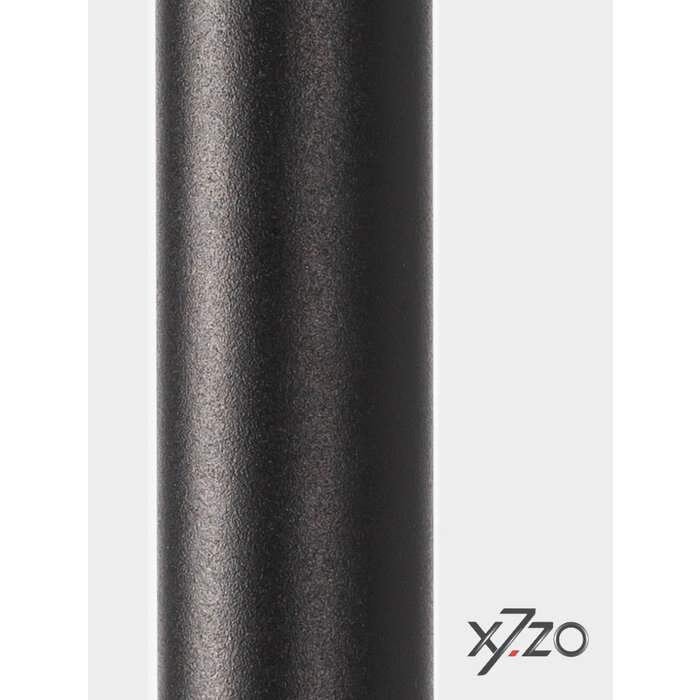 X7.ZO Einzelner schwarzer Design-Türgriff Z39 BS aus Edelstahl - 30/80/500