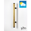 X7.ZO Single wooden door handle Z12 - Oak / black Ø 34mm
