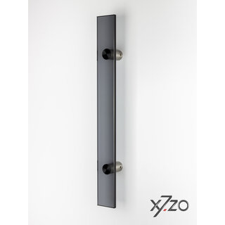 X7.ZO Design deurgreep Z21 - Glas antraciet / RVS - 500 mm