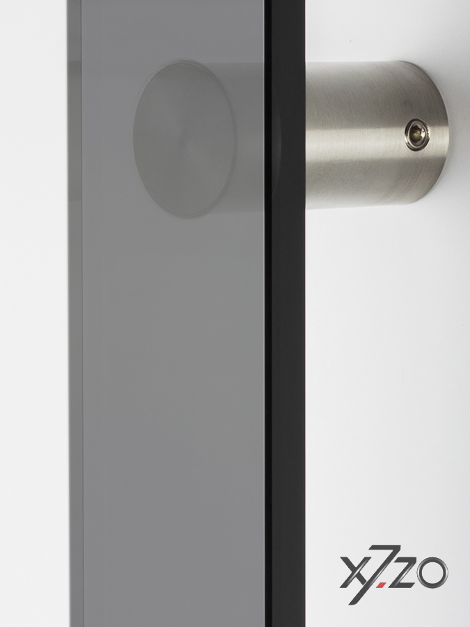 Maniglia Porta Ghidini Milena Zama Cromo Satinato