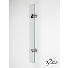 X7.ZO Poignée de porte design Z22 - Verre / Inox - 500 mm