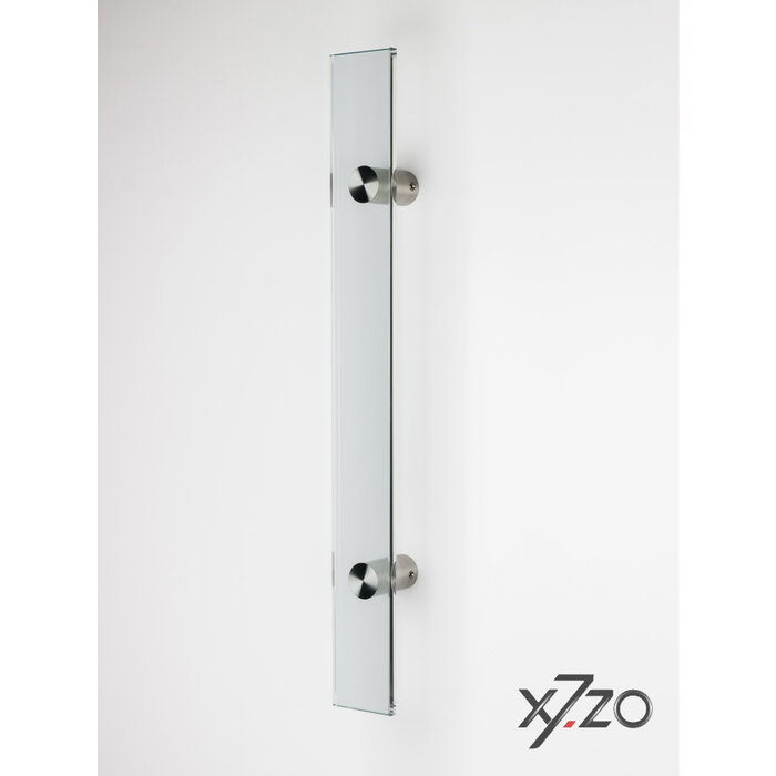 X7.ZO Design-Türgriff Z22 - Glas / Edelstahl -300/500 mm