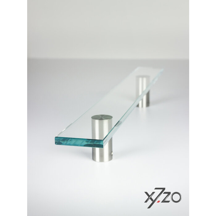 X7.ZO Design door handle Z22 - Glass / stainless steel -300/500 mm