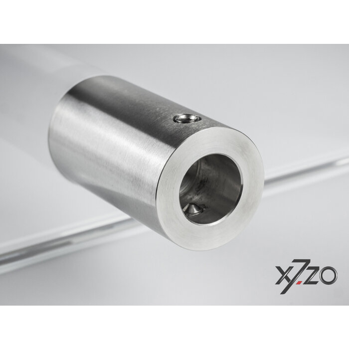 X7.ZO Design door handle Z22 - Glass / stainless steel -300/500 mm