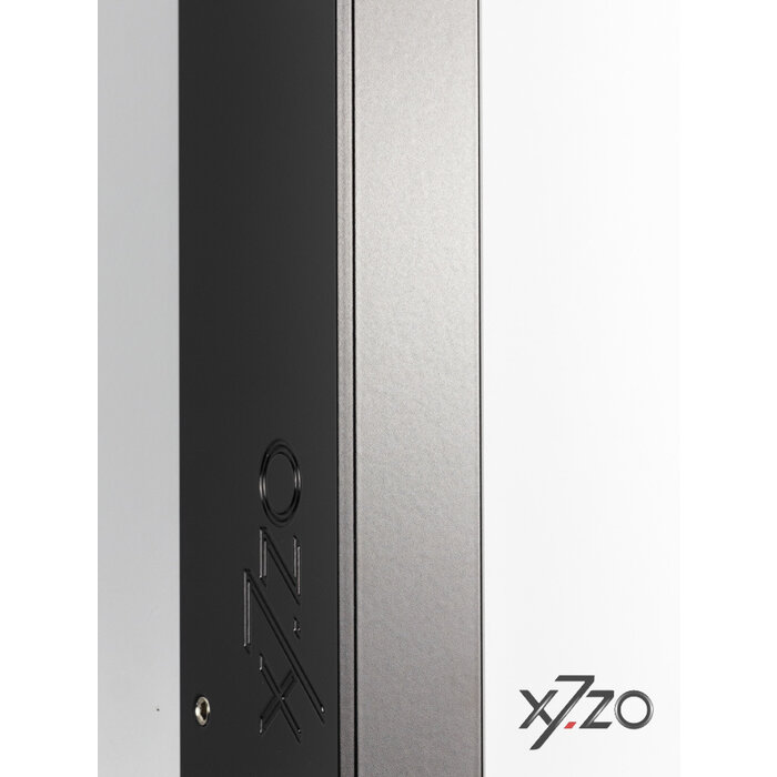 X7.ZO Enkele zwarte design deurgreep Z30B uit massief aluminium - 28/450/490