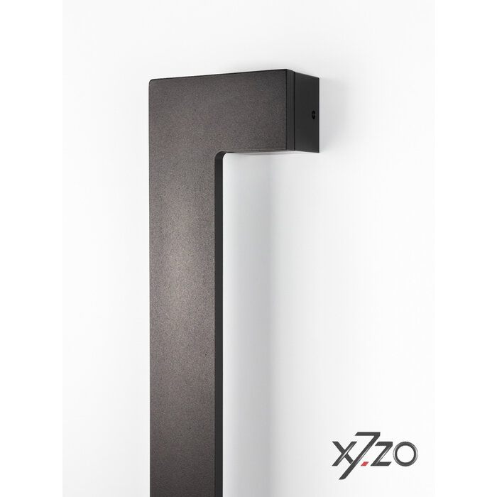 X7.ZO Enkele zwarte design deurgreep Z32 uit massief RVS - 50/450/499