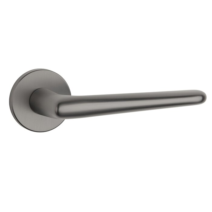 Aprile Solid Aprile door handles LAVANDA round Ø 52x7 mm - graphite