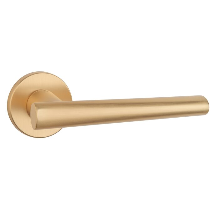 Aprile Poignées de porte Aprile massives EUPHORBIA or mat rondes Ø 52x7 mm