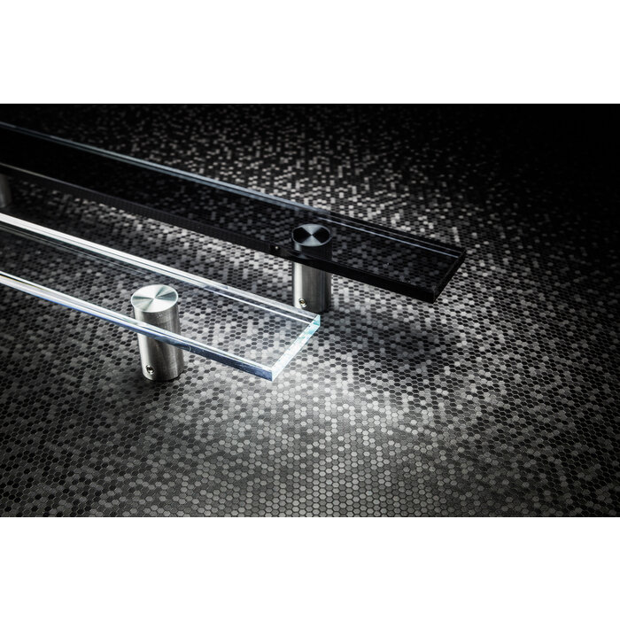 X7.ZO Design-Türgriff Z22 - Glas / Edelstahl -300/500 mm