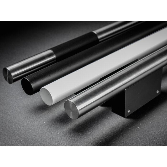 X7.ZO Single black design door handle Z39 BS stainless steel - 30/80/500