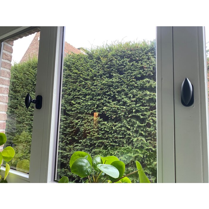 HDD Poignée de fenêtre noire Olina