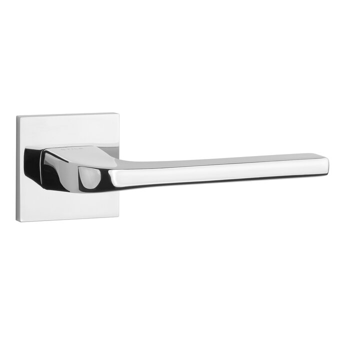 STILE Poignées de porte STILE NAKA carrées 53x53x7 mm chrome poli