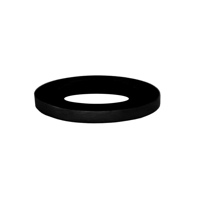 HDD Bague noire pour charnière 80x80x2,5 mm - épaisseur 1 mm