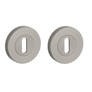 STERK Paar sleutelplaatjes 1710 OVAL PRO 8MM  - Basaltgrijs PVD