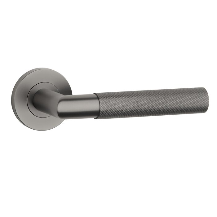 STERK Poignées de porte ovales 1742 PRO 8 mm - Classe 4 - Gris anthracite