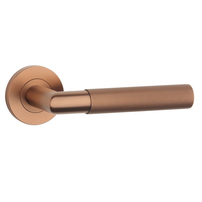 STERK STRONG Türgriffe OVAL 1742 pro 8mm - Klasse 4 EN1906:2012 - mattiertes Kupfer PVD