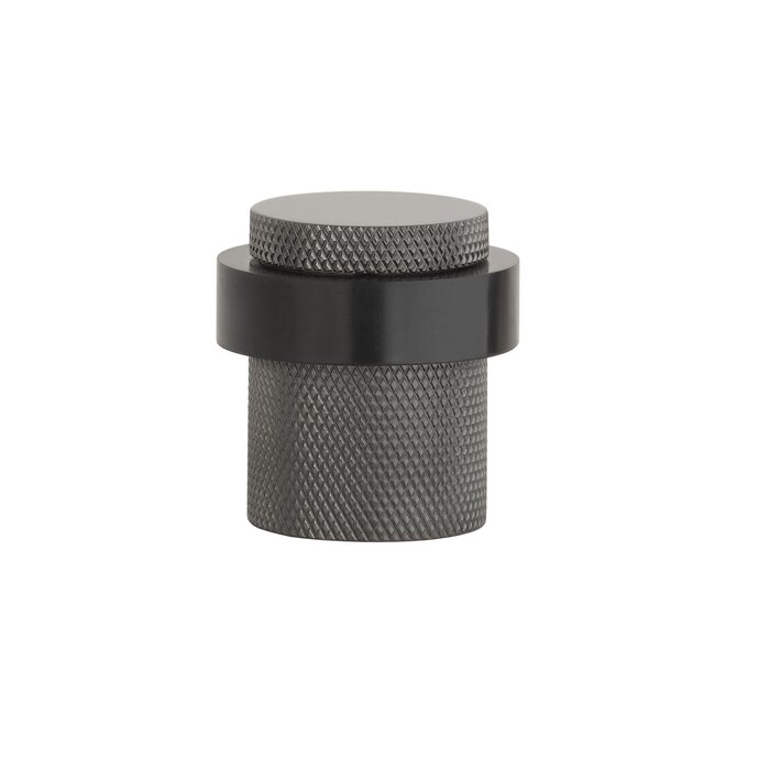 STERK Basalt grijze deurstopper 1721 - voor vloermontage Ø38x40mm - Kruislings geslepen