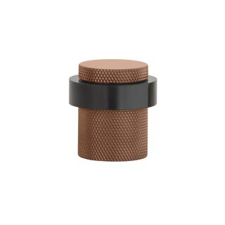 STERK Door stopper 1721 - floor Ø 38x40 mm - copper PVD - Cross ground