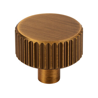 I.B.E. Bouton de meuble LINES - rond 30 mm - laiton antique