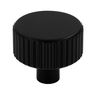 I.B.E. Bouton de meuble LINES - rond 30 mm - noir mat