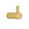 I.B.E. Enkele mat gouden kleerhaak 40 mm diep