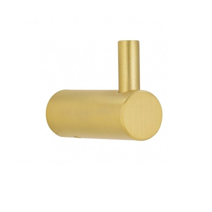 I.B.E. Patère simple or mat profondeur 40 mm sans plaque arrière