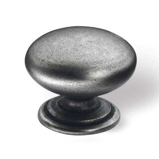 I.B.E. Round furniture knob Ø 32 mm Antique silver