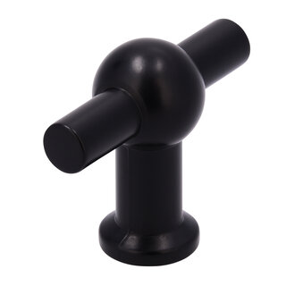 I.B.E. Bouton de meuble T- 50 mm noir