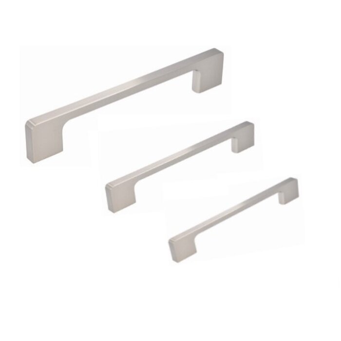 I.B.E. Straight furniture handle in stainless steel color