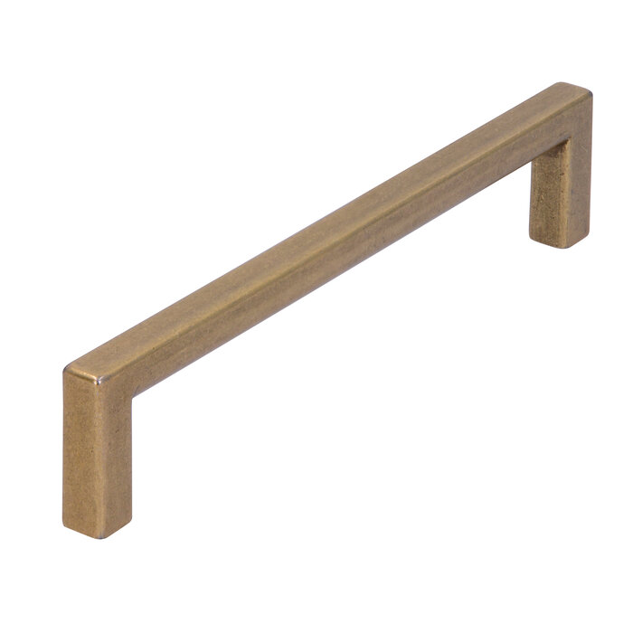 I.B.E. Furniture handle square old Gold square