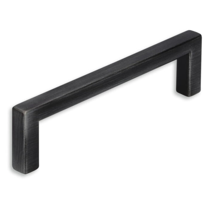 I.B.E. Furniture handle U-square - iron brushed effect