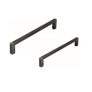 I.B.E. Furniture handle U-square - brushed iron