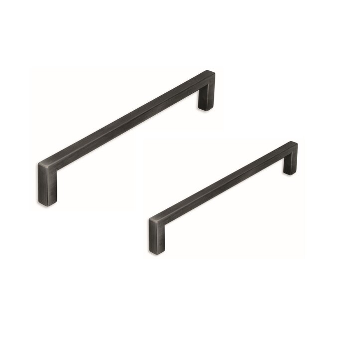 I.B.E. Furniture handle U-square - iron brushed effect